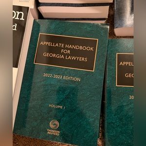 Appellate Handbook For Georgia Lawyers 2022-2023 volume 1